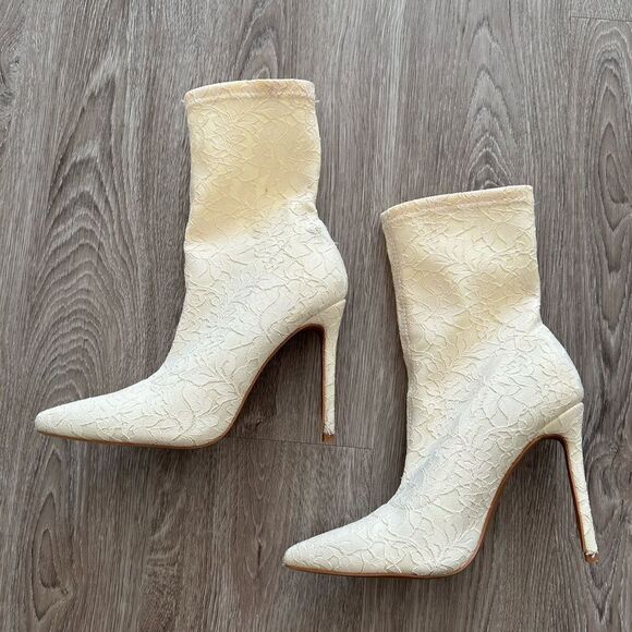 Lulu’s Lace Boots - Picture 3 of 9